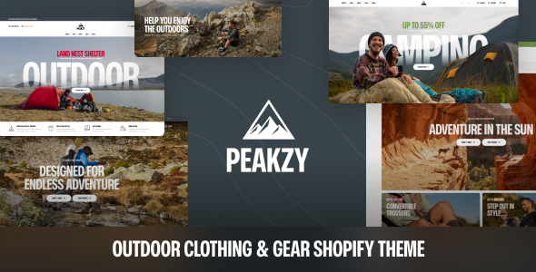 Peakzy  Outdoor Clothing & Gear Shopify Theme OS 2.0