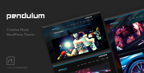 Pendulum 1.1.4 - Beat Producers DJs & Events Theme for WordPress
