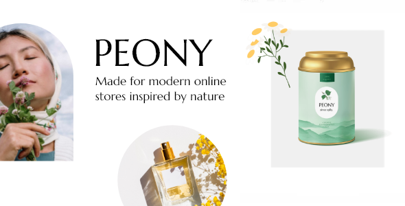 Peony 1.1 - Organic Tea and Herbal Shop WordPress Theme