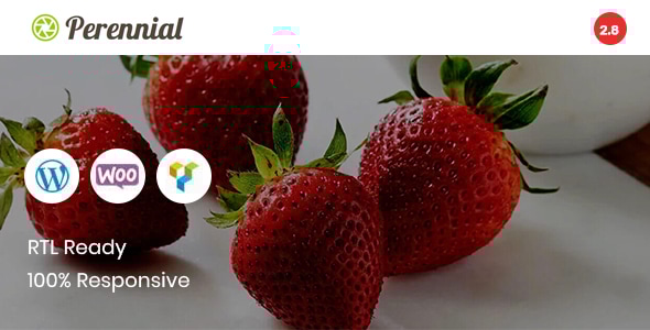 Perennial - Store WooCommerce WordPress for Organic Food Theme