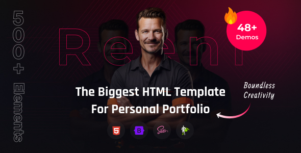 Personal Portfolio Resume Template  Reeni