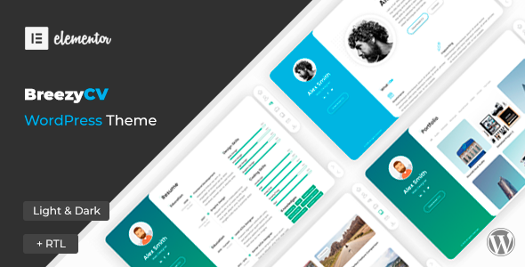 Personal 1.8.0 - Portfolio Resume Theme  BreezyCV