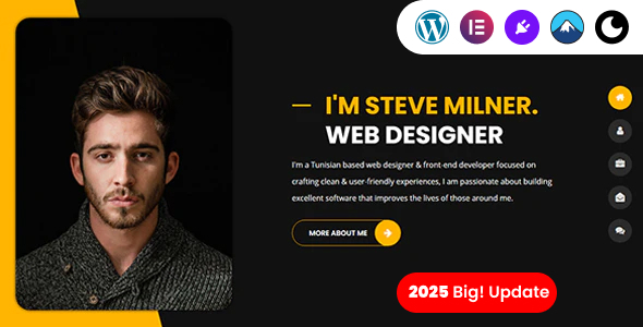 Personal 1.1 - Portfolio WordPress Theme  Tunis