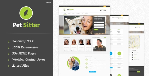 Pet Sitter 1.4.2 - Job Board HTML Template