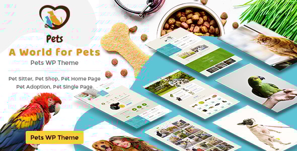 Pet World 3.6 - Dog Care & Pet Shop WordPress Theme