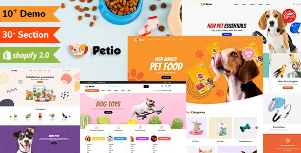 Petio 2.10 - Multipurpose Shopify Sections All Pages