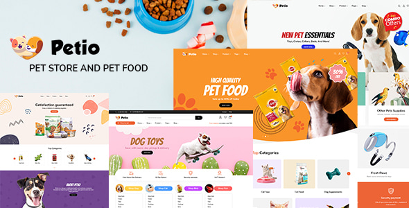 Petio  Pet Store WooCommerce WordPress Theme
