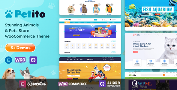 Petito 1.6.5 - Animals and Pets Store WooCommerce Theme