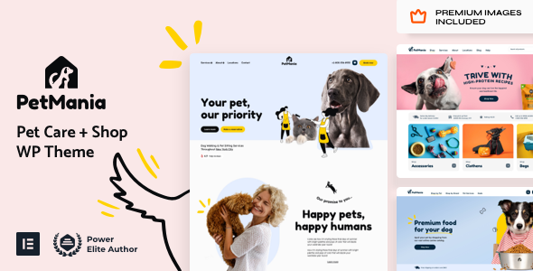 PetMania 6.9 - Pet Care Shop Ecommerce WordPress Theme