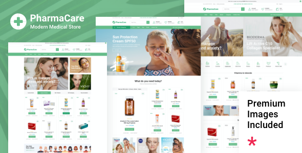 PharmaCare 1.3 - Pharmacy and Medical Store WordPress Theme