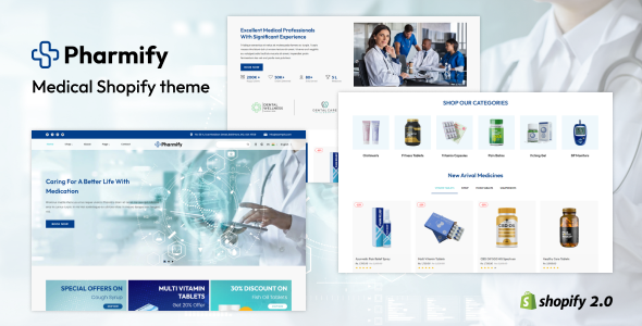 Pharmify 1.5 - Pharmacy & Medical Store Shopify Theme