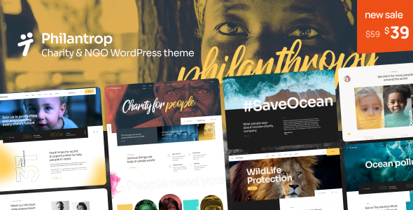 Philantrop  Charity & Nonprofit WordPress Theme