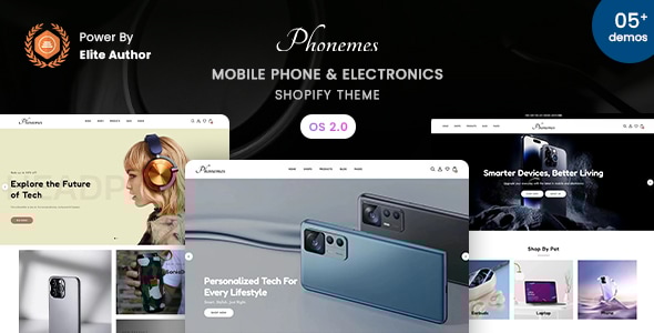 Phonemes - Mobile phone & Electronics Shopify 2.0 Theme