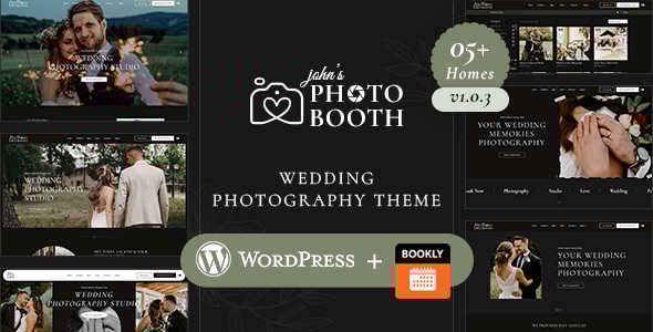 PhotoBooth - Photography Portfolio WordPress Theme