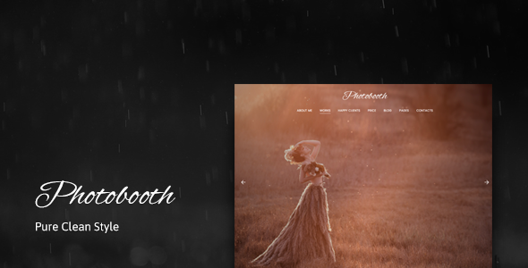Photobooth  Photography WordPress Theme