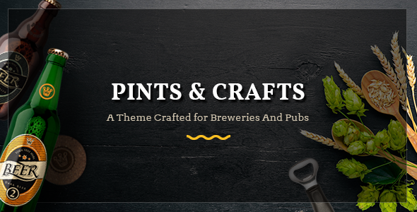 Pints&Crafts 1.5 - Bar Beer & Pub WordPress Theme