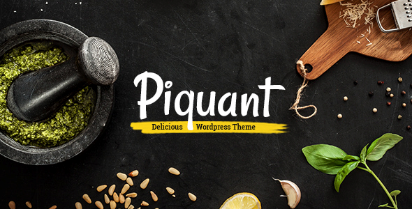 Piquant 2.0 - Restaurant Bar & Café WordPress Theme