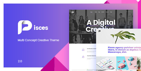 Pisces 2.4.0 - Multi Concept Creative WordPress Theme
