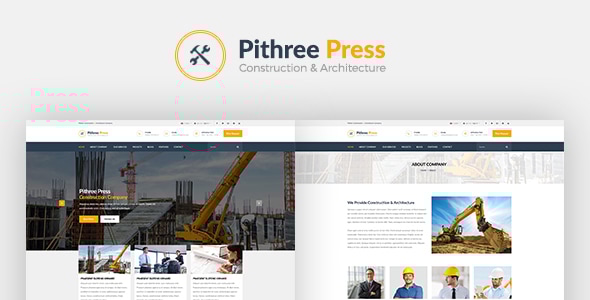Pithree 2.4 - Construction & Building WordPress Theme