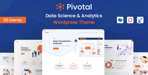 Pivotal 1.2.1 - Data Science & Analytics WordPress Theme