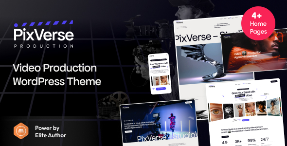 PixVerse - Video Production WordPress Theme