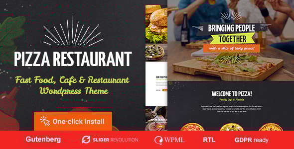 Pizza Restaurant 1.3.3 - Fast Food & Restaurant WordPress Theme