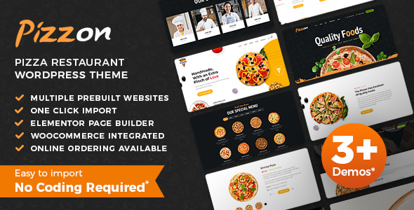Pizzon 4.0 - Pizza Restaurant WordPress Theme