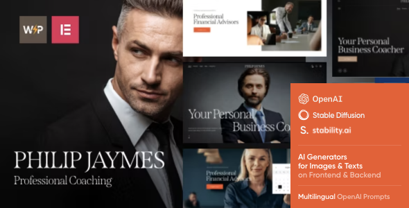 PJ 3.17 - Life & Business Coaching WordPress Theme