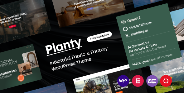 Planty 27.08.2025 - Fabric & Factory WordPress Theme
