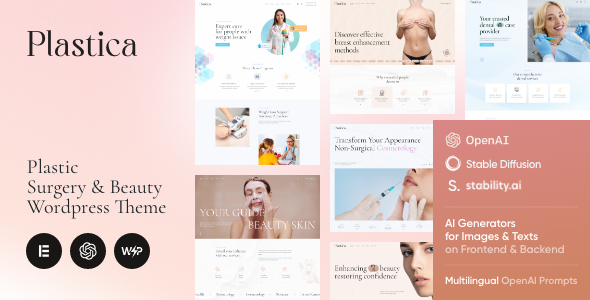 Plastica 1.8 - Plastic Surgery & Cosmetic Procedures WordPress Theme