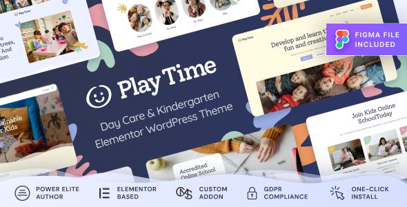 Play Time 1.2.1 - Day Care & Kindergarten WordPress Theme