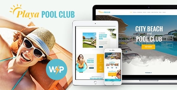 Playa 1.3.16 - Beach Club & Pool Maintenance WordPress Theme