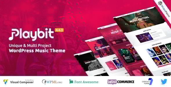 Playbit 3.5 - Music Oriented WordPress Theme