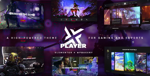 PlayerX 2.3 Gaming and eSports WordPress Theme