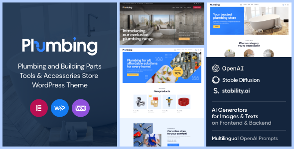 Plumbing Building 2.11 - Tools & Store WooCommerce WordPress Theme