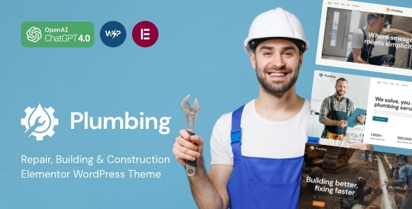 Plumbing 4.11 - Plumber and Handyman WordPress Theme
