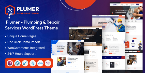 Plumer 1.01 - Plumbing & Repair Services WordPress Theme