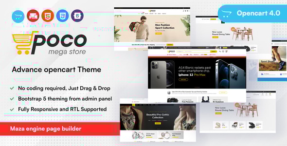 Poco 1.13.9 - Advanced OpenCart Theme Builder