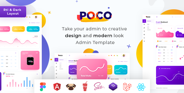 Poco - Bootstrap 5 HTML React Angular 20  Figma & Laravel 10 Admin Dashboard Template