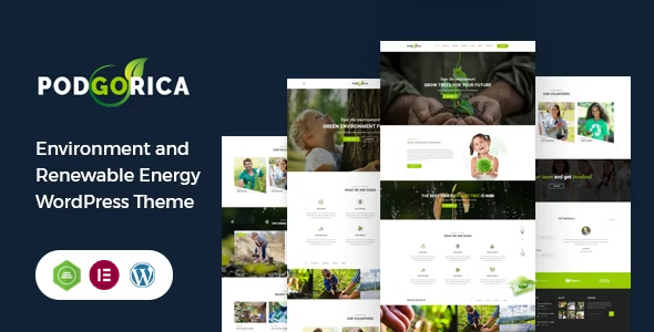 Podgorica 2.7 - Environment and Renewable Energy WordPress Theme