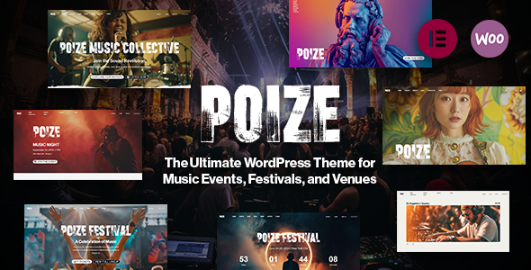 Poize - WordPress Theme for Music Events Festivals & Venues