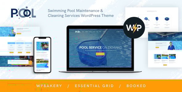 PoolServices 1.2.3 - Swimming Pool Maintenance WordPress Theme