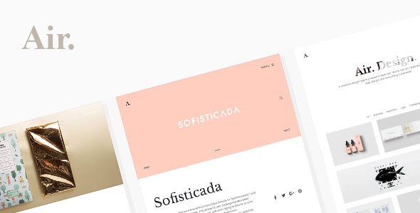 Portfolio 1.2.3 - Air. HTML Template