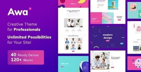 Portfolio 1.4.7 - Awa  WordPress Theme