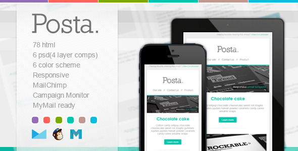 Posta 1.4 - Responsive E-mail Template