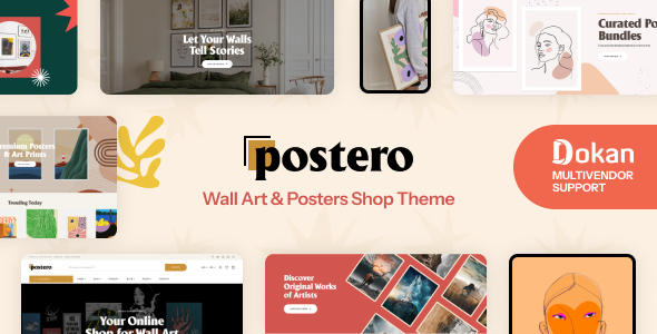 Postero 1.1.0 - Wall Art & Poster WooCommerce Theme