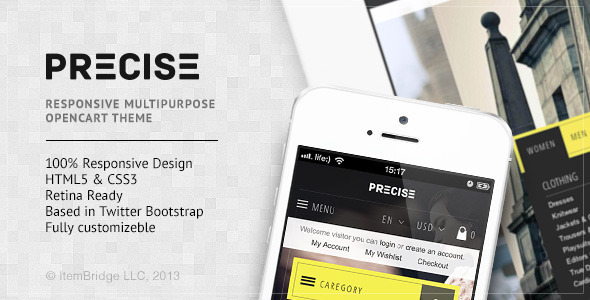Precise 11.09.2013 - Multipurpose Responsive OpenCart Theme