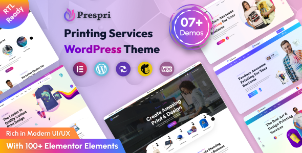 Prespri 03.0 - Printing Services WordPress Theme