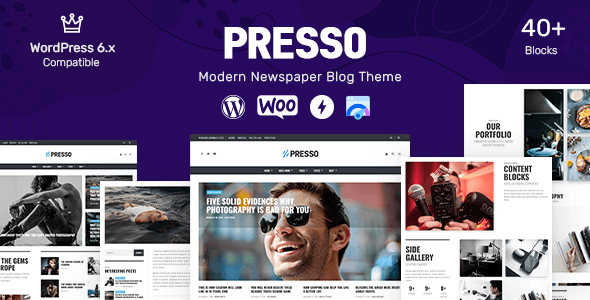 PRESSO 4.0.9 Modern Magazine  Newspaper  Viral Theme