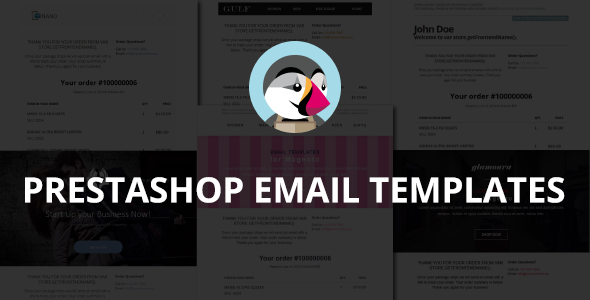 PrestaShop 3.9 - Email Templates